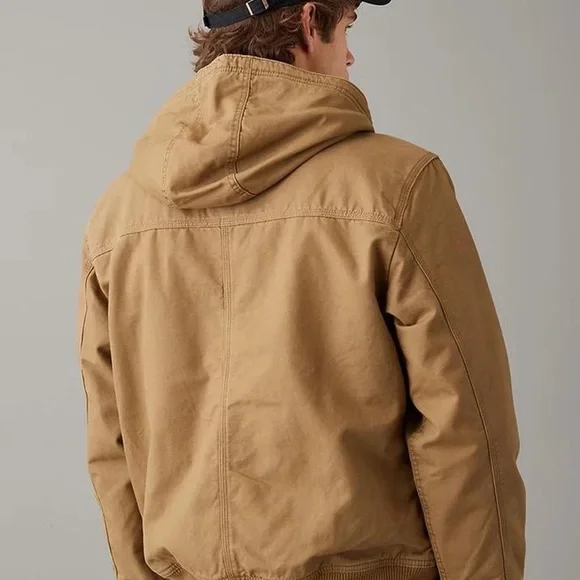 Weatherproof jacket H&M insulated fur inside durable thermal top zip up hoodie - Picture 2 of 11